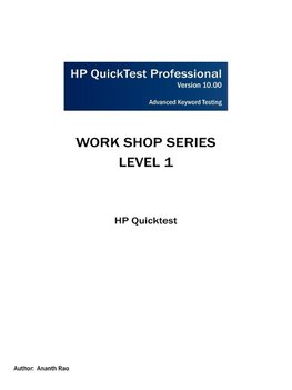 HP Quicktest Professional Workshop Series