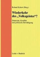 Wiederkehr des "Volksgeistes"?