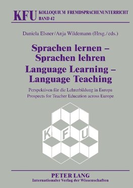 Sprachen lernen - Sprachen lehren / Language Learning - Language Teaching