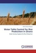 Water Table Control for Rice Production in Ghana