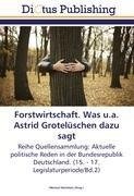 Forstwirtschaft. Was u.a. Astrid Grotelüschen dazu sagt