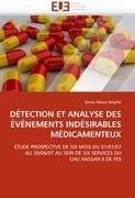 DÉTECTION ET ANALYSE DES ÉVÉNEMENTS INDÉSIRABLES MÉDICAMENTEUX