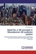 Need for a 3D concept in Macedonian 2D cadastre system