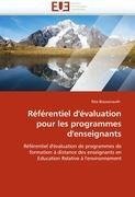 Référentiel d'évaluation pour les programmes d'enseignants