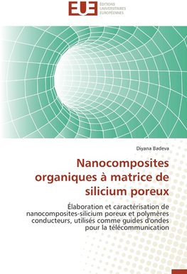 Nanocomposites organiques à matrice de silicium poreux