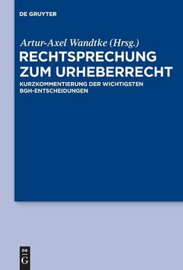 Rechtsprechung zum Urheberrecht