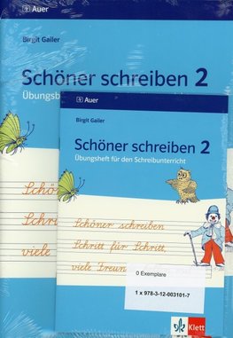 Schöner schreiben Schritt für Schritt, viele Freunde helfen mit. inkl. Übungsheft, 2. Jahrgangsstufe - Lateinische Ausgangsschrift