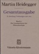 Gesamtausgabe Abt. 2 Vorlesungen Bd. 24. Die Grundprobleme der Phänomenologie