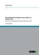 Die politische Partizipation des Volkes im antiken Rom