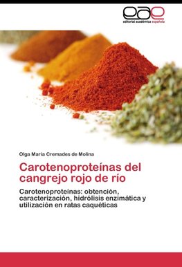 Carotenoproteínas del cangrejo rojo de río