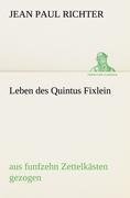 Leben des Quintus Fixlein