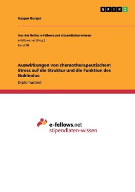 Auswirkungen von chemotherapeutischem Stress auf die Struktur und die Funktion des Nukleolus