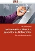 Des structures affines à la géométrie de l'information