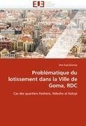 Problématique du lotissement dans la Ville de Goma, RDC