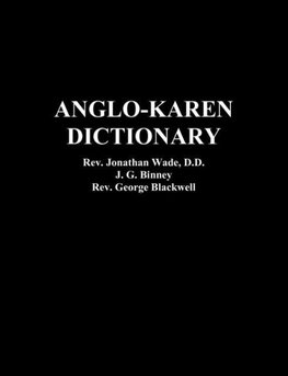 Anglo-Karen Dictionary