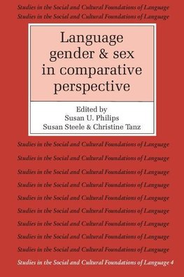 Language, Gender, and Sex in Comparative Perspective