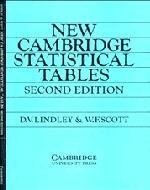 New Camb Statistical Tables 2ed