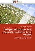 Exemples et Citations, livre conçu pour un auteur d'étre consulté