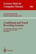 Conditional and Typed Rewriting Systems