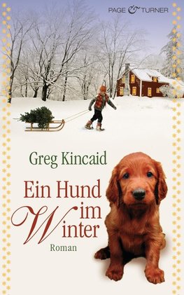 Ein Hund im Winter