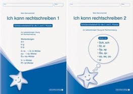 Ich kann rechtschreiben 1 und »Ich kann rechtschreiben 2 als Kombi, Schüler-Arbeitshefte für die 2. und 3. Klasse