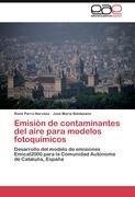 Emisión de contaminantes del aire para modelos fotoquímicos