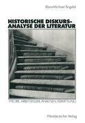 Historische Diskursanalyse der Literatur