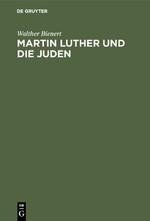 Martin Luther und die Juden