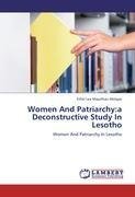 Women And Patriarchy:a Deconstructive Study In Lesotho