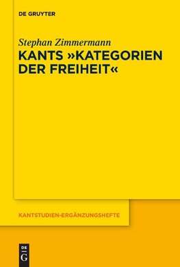 Kants "Kategorien der Freiheit"