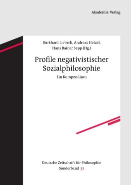 Profile negativistischer Sozialphilosophie