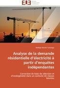 Analyse de la demande résidentielle d'électricité à partir d'enquêtes indépendantes