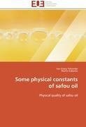 Some physical constants  of safou oil