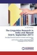 The Linguistics Research in  India and Abroad  (Vol-II, September 2011)