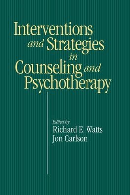 Watts, R: Intervention & Strategies in Counseling and Psycho