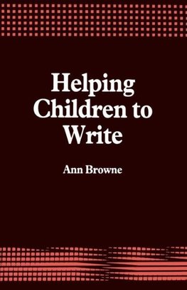 Helping Children to Write