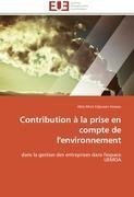 Contribution à la prise en compte de l'environnement