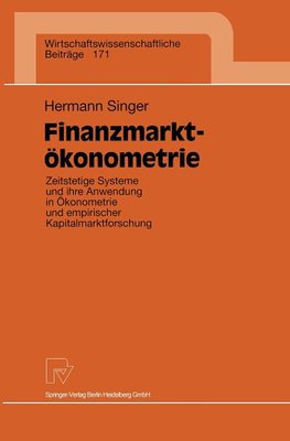 Finanzmarktökonometrie