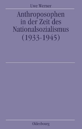 Anthroposophen in der Zeit des Nationalsozialismus