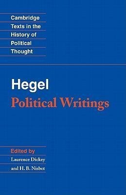 G.W.F. Hegel--Political Writings