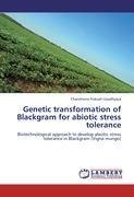 Genetic transformation of Blackgram for abiotic stress tolerance