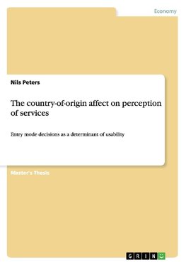 The country-of-origin affect on perception of services