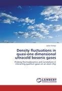 Density fluctuations in quasi-one dimensional ultracold bosonic gases