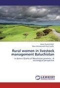 Rural women in livestock management Baluchistan