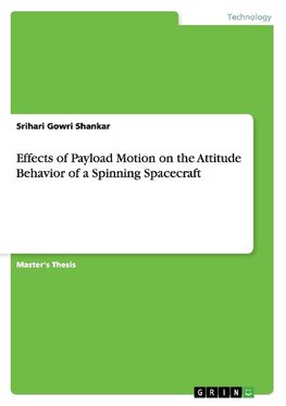 Effects of Payload Motion on the Attitude Behavior of a Spinning Spacecraft