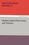 Modern Italian Poets Essays and Versions