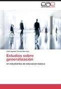 Estudios sobre generalización