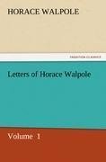 Letters of Horace Walpole