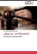 ¿Qué es...en Derecho?