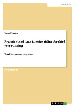 Ryanair voted least favorite airline for third year running